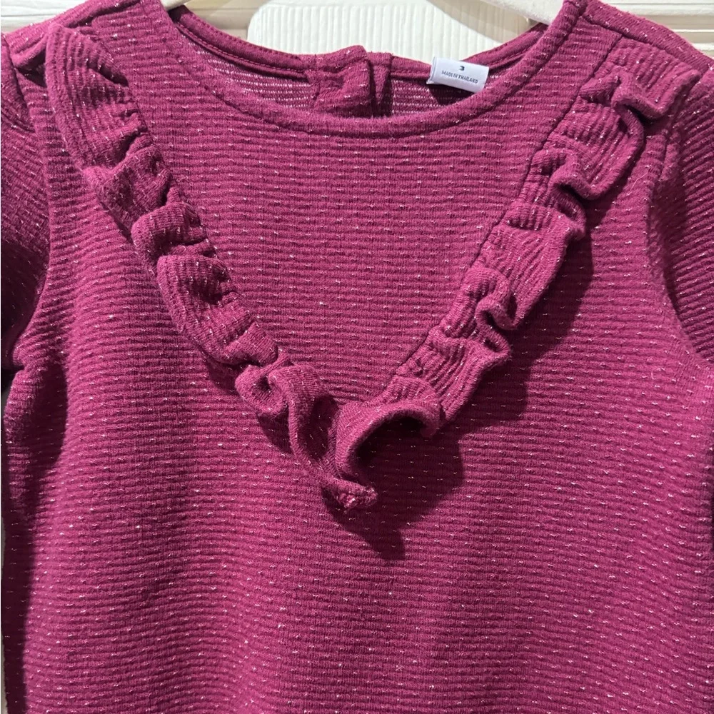 Janie and Jack Burgundy Dress